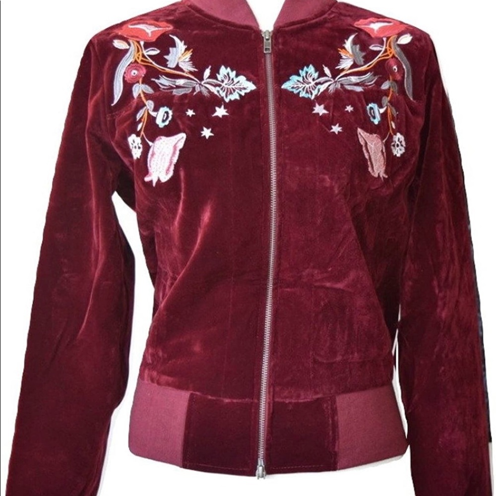 James&Co Embroidered Jacket Vegan - Molly NWT